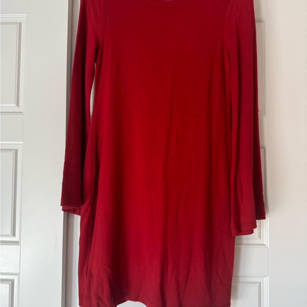 Lou & Grey Red Long Sleeve Dress